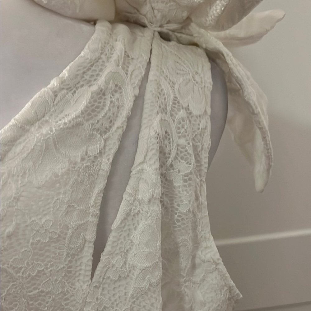 Gifted to Joss 🥰 Elegant One-Shoulder White Gown - Picture 13 of 16